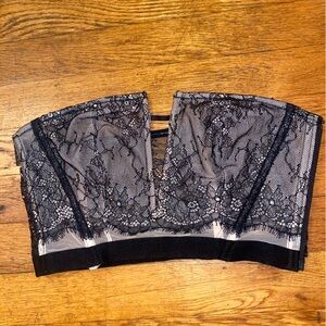 Victorias Secret Very Sexy Unlined
Longline Strapless Boning Bra black